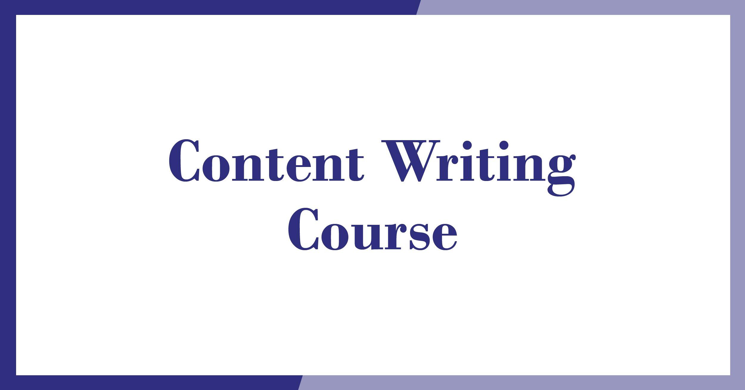 Content Writing for Beginners